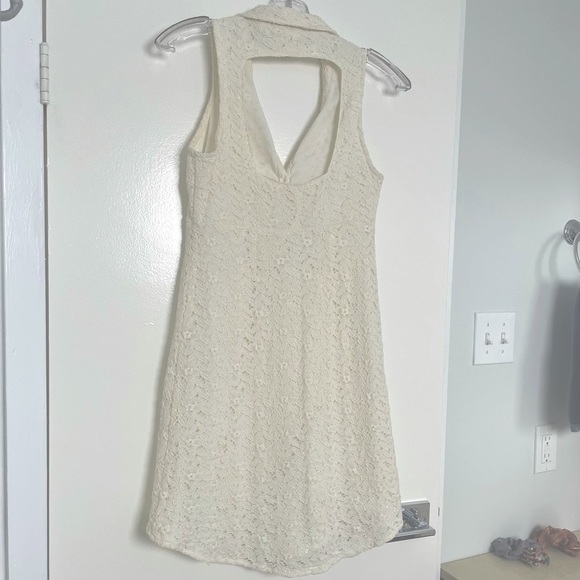 JESSICA SIMPSON, Lace Floral Dress Cream, XS - Picture 6 of 7